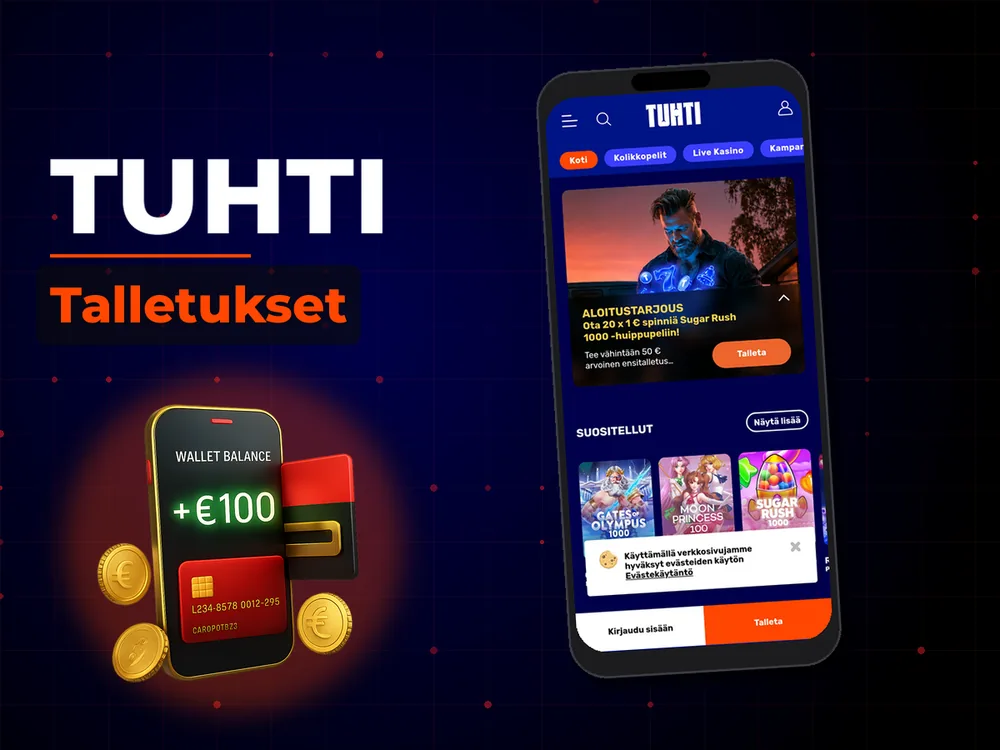 Tuhti - Talletukset